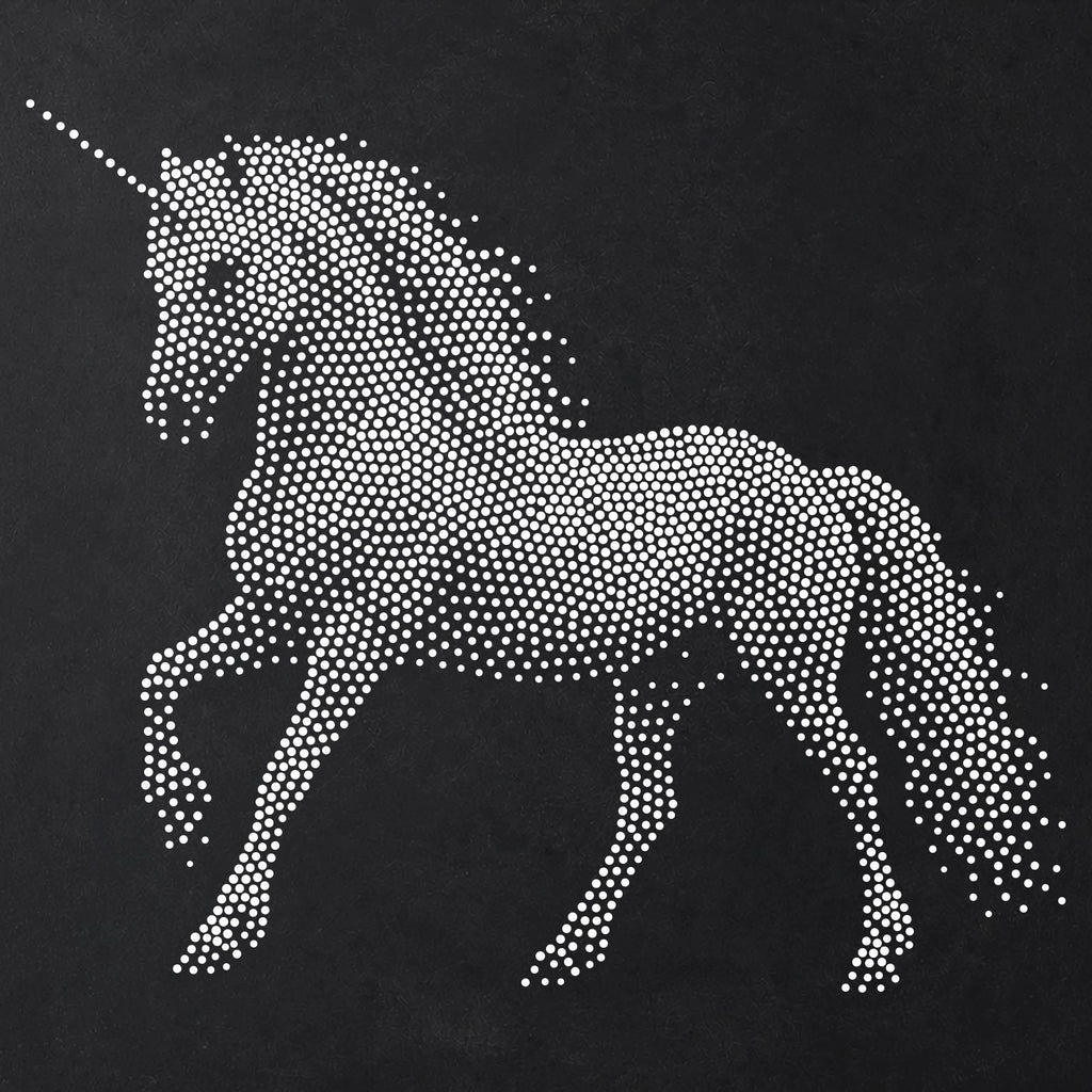Unicorn reusable Mylar stencil