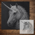 Unicorn Head reusable Mylar stencil