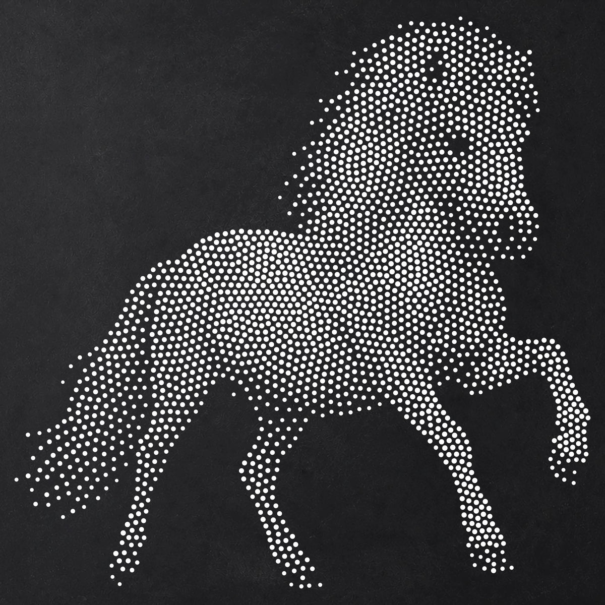 Pony reusable Mylar stencil