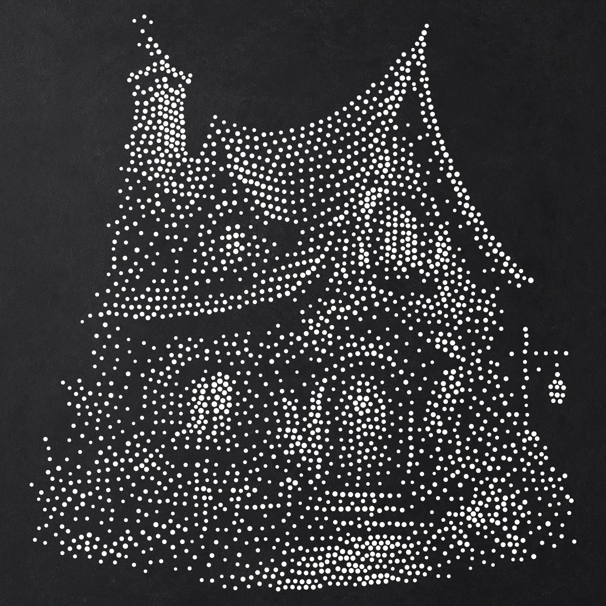 Fairytale Cottage reusable Mylar stencil