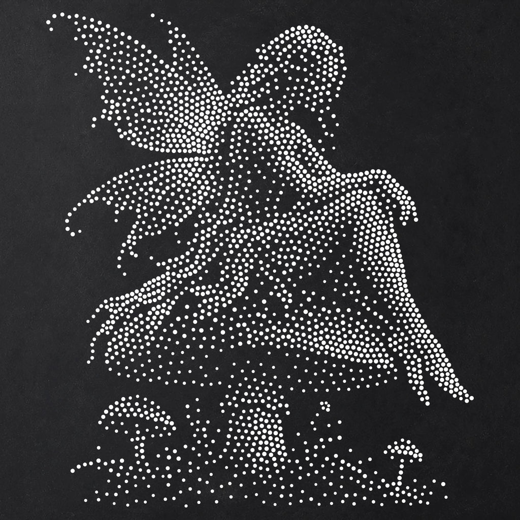 Fairy on Mushroom reusable Mylar stencil