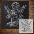 Butterfly Fairy reusable Mylar stencil