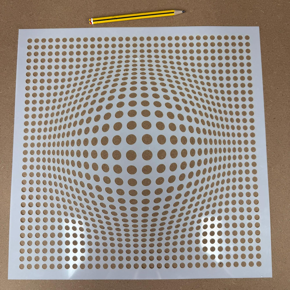 Geometric Grid #2 reusable Mylar stencil