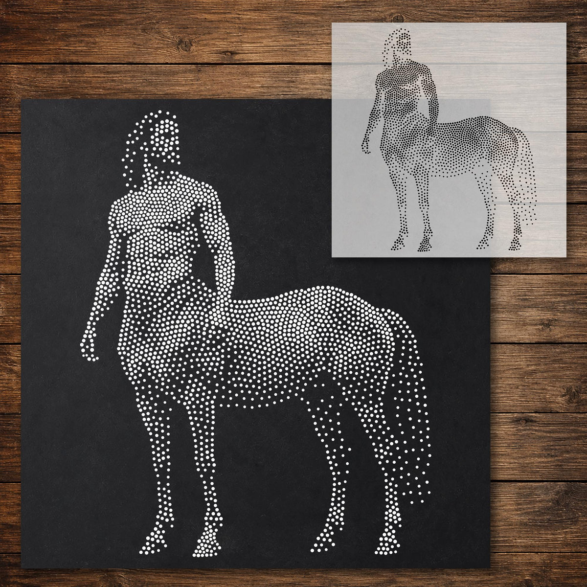 Centaur reusable Mylar stencil
