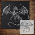 Dragon reusable Mylar stencil