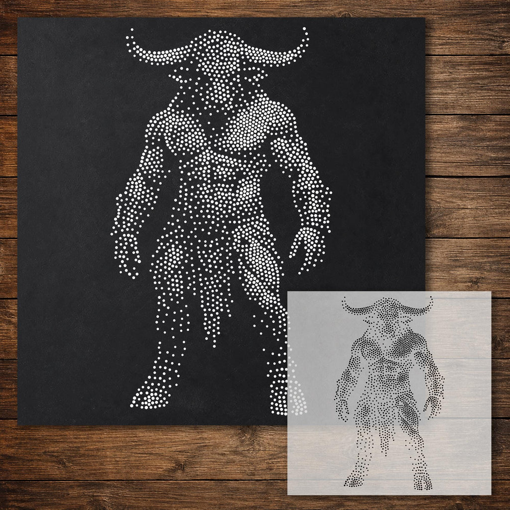 Minotaur reusable Mylar stencil