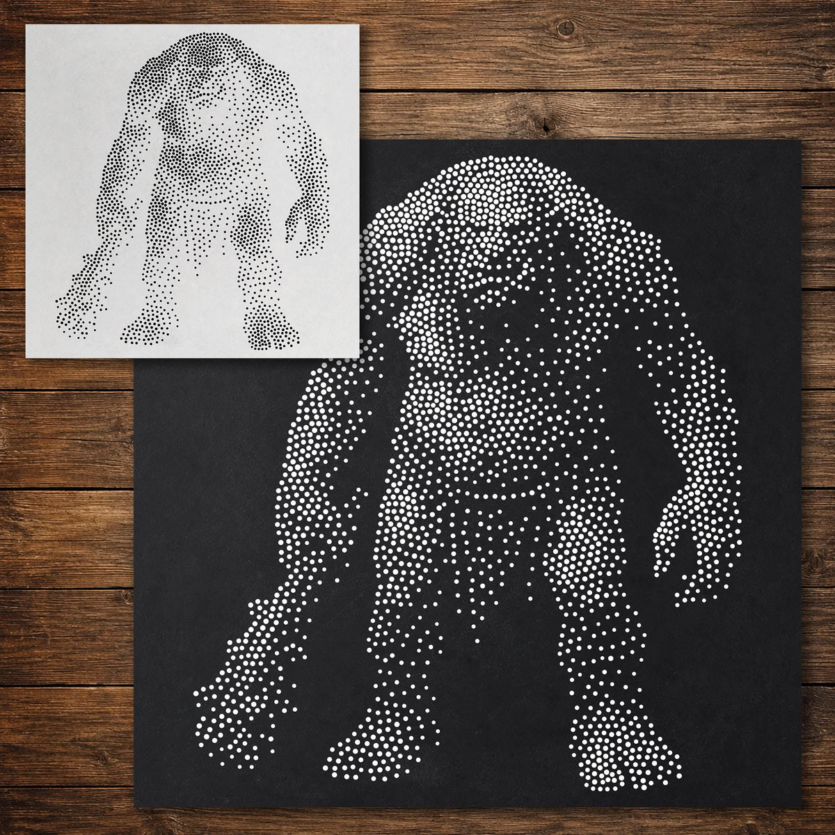 Troll reusable Mylar stencil