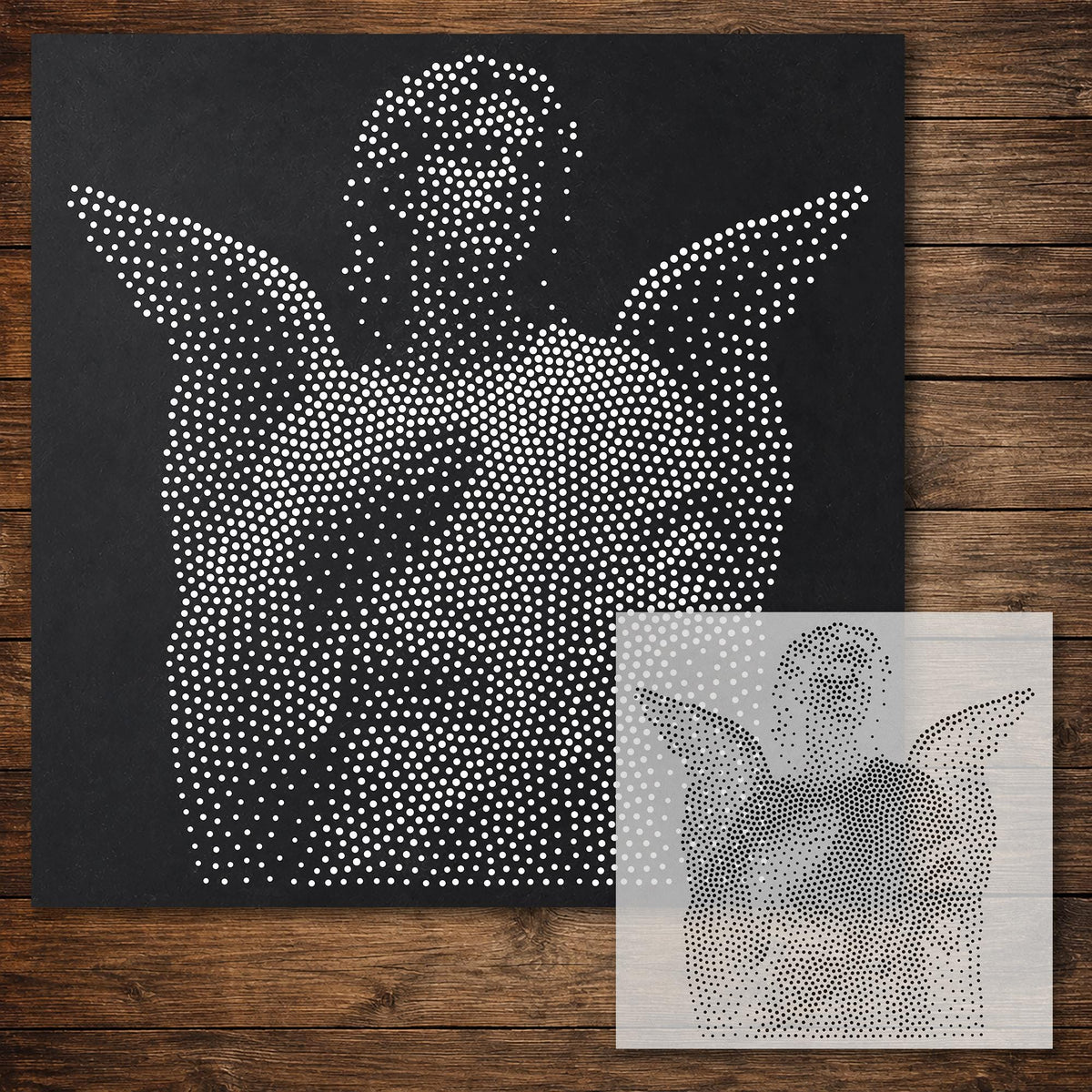 Nativity Angel reusable Mylar stencil