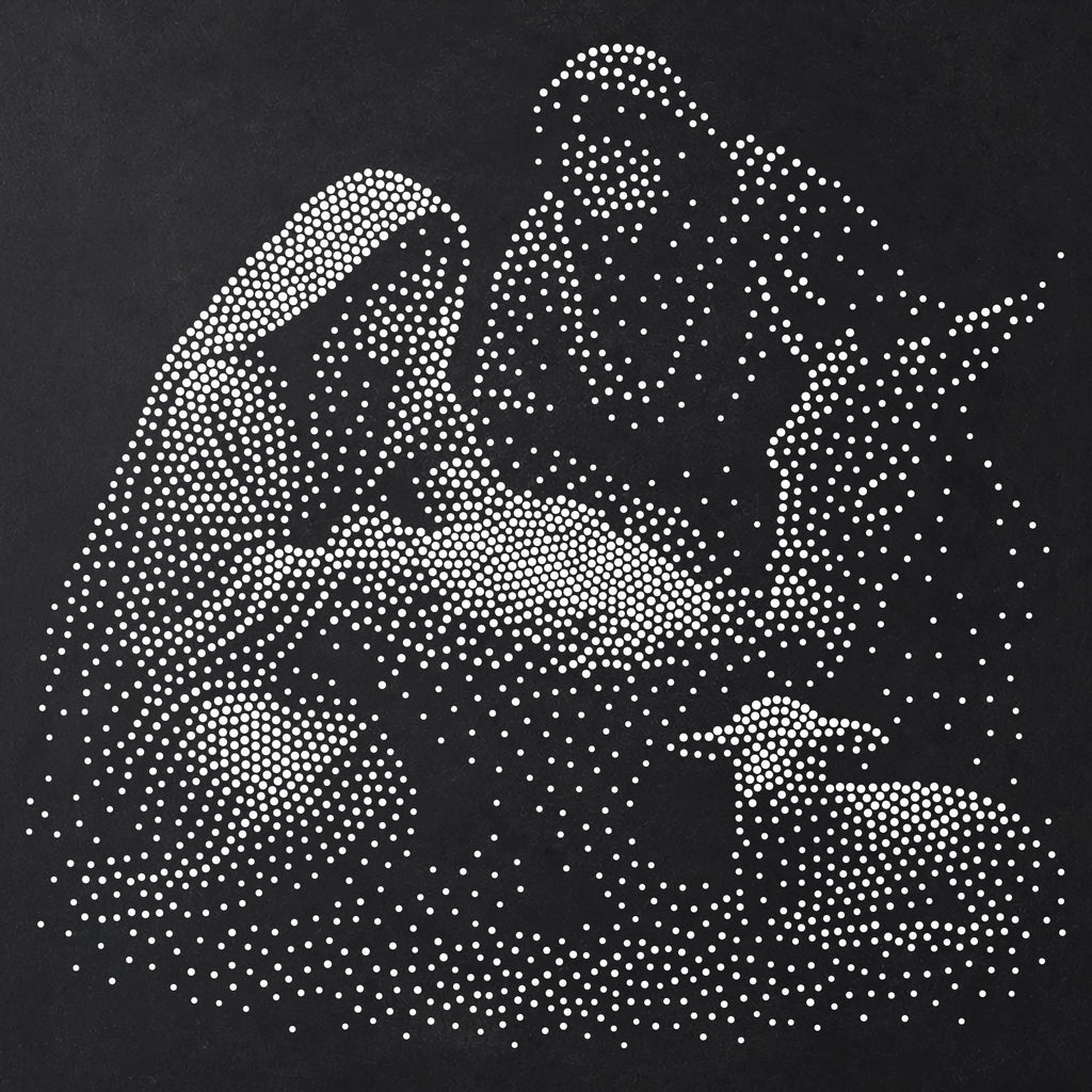 Nativity Stable Scene reusable Mylar stencil