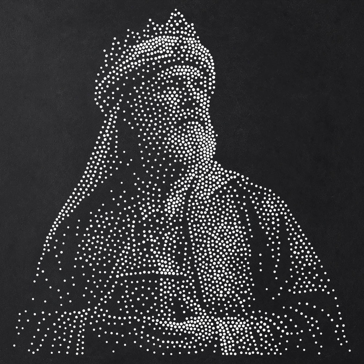 Wise Man with Gift reusable Mylar stencil