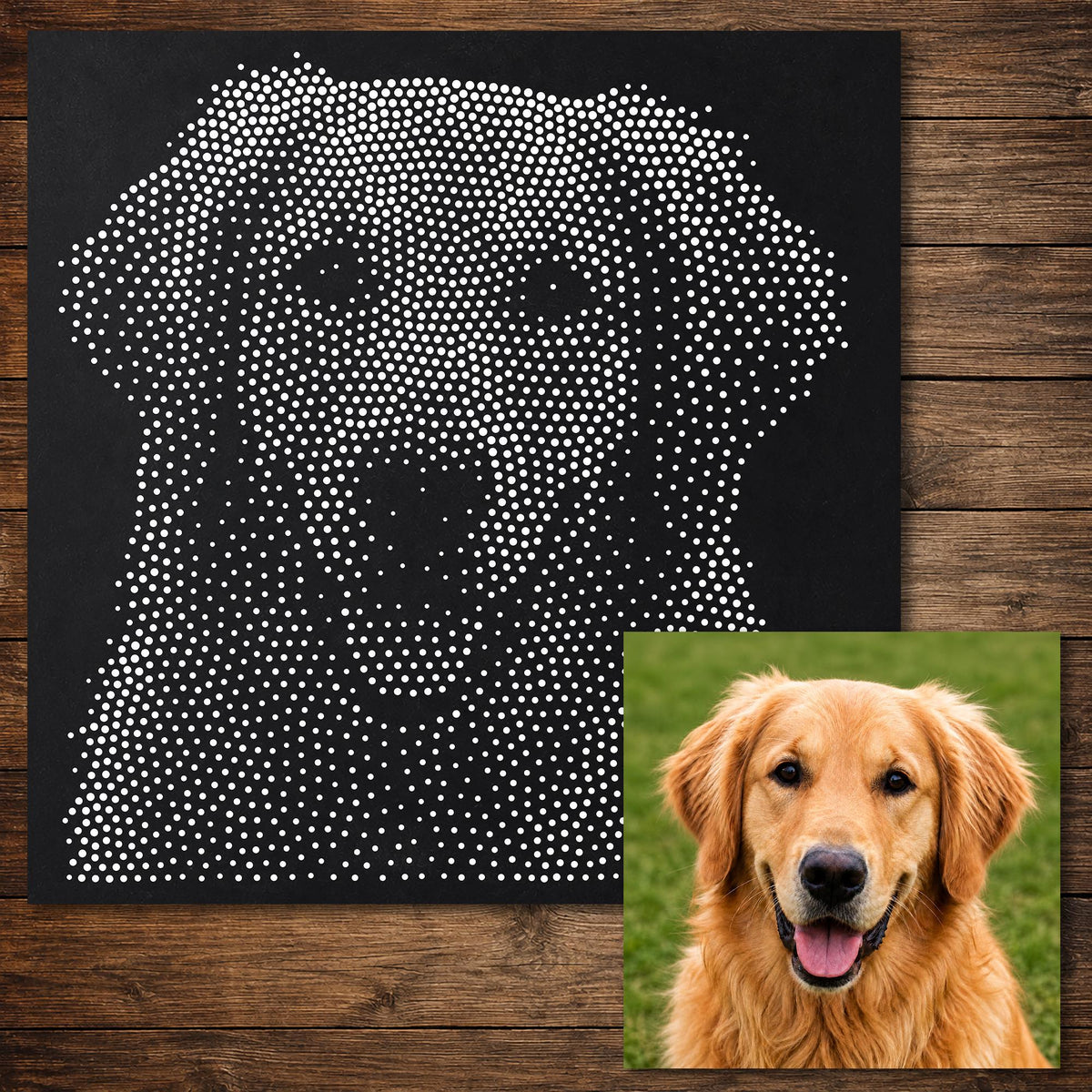 Custom Photo to reusable Mylar stencil