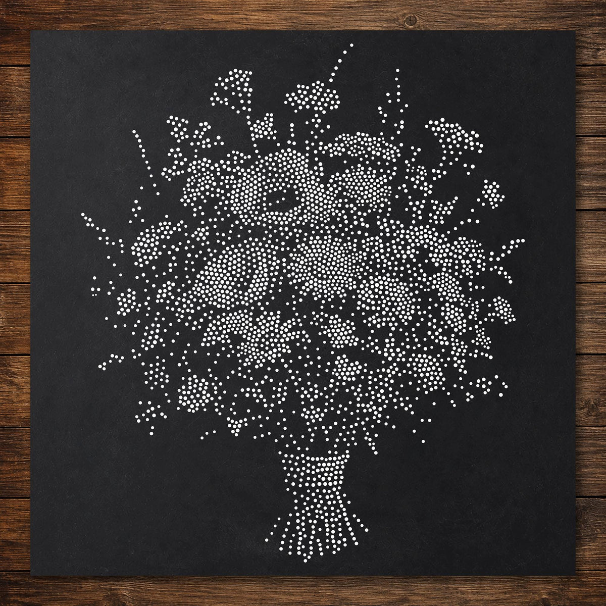 Bunch of Wild Flowers reusable Mylar stencil
