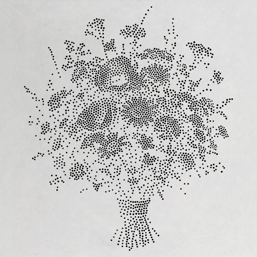 Bunch of Wild Flowers reusable Mylar stencil
