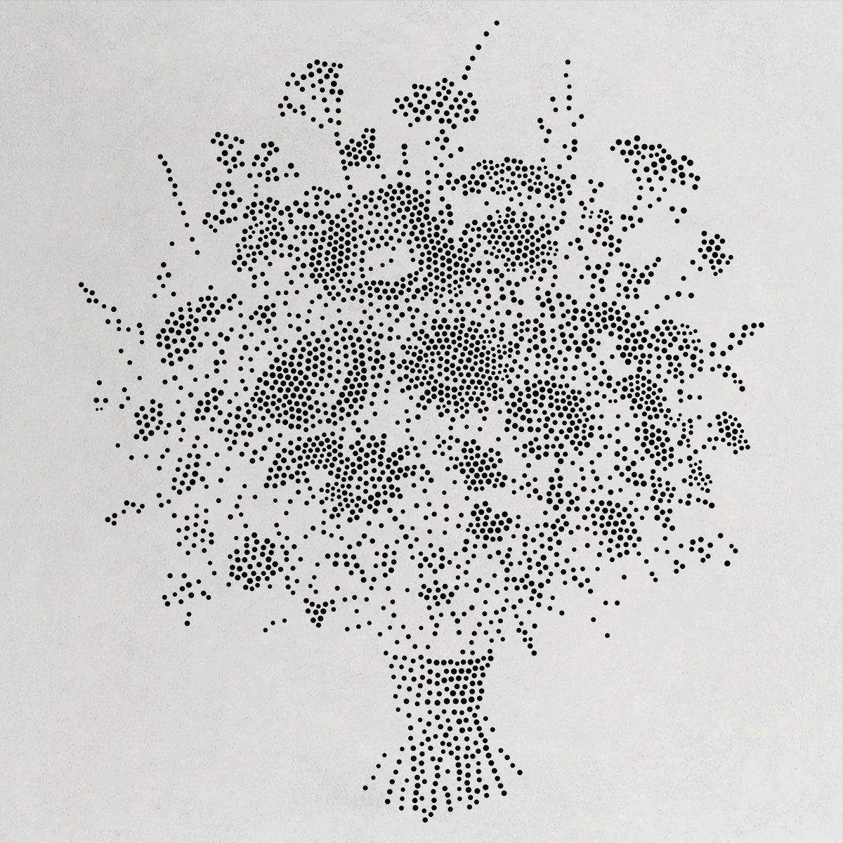 Bunch of Wild Flowers reusable Mylar stencil