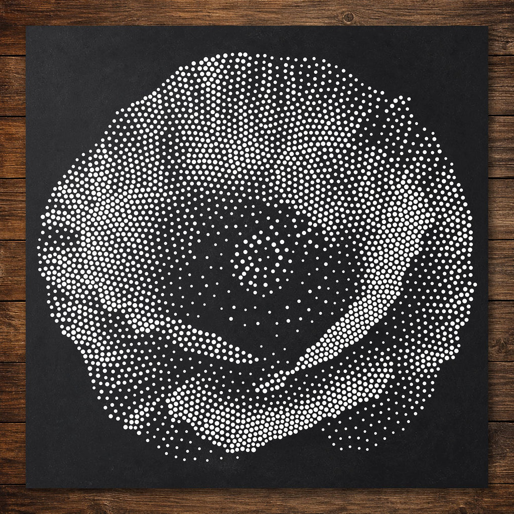 Poppy Flower reusable Mylar stencil