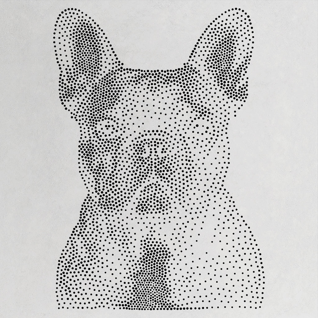 French Bulldog Dog reusable Mylar stencil