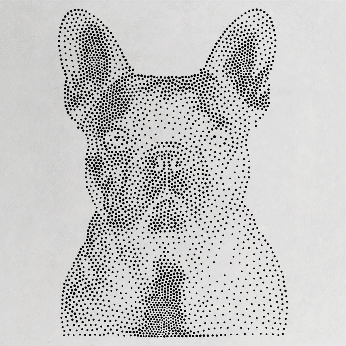 French Bulldog Dog reusable Mylar stencil