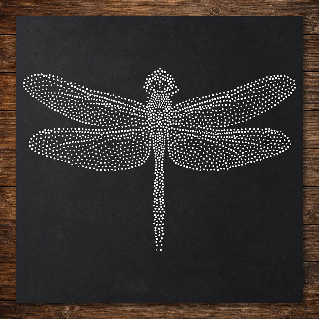 Dragonfly reusable Mylar stencil