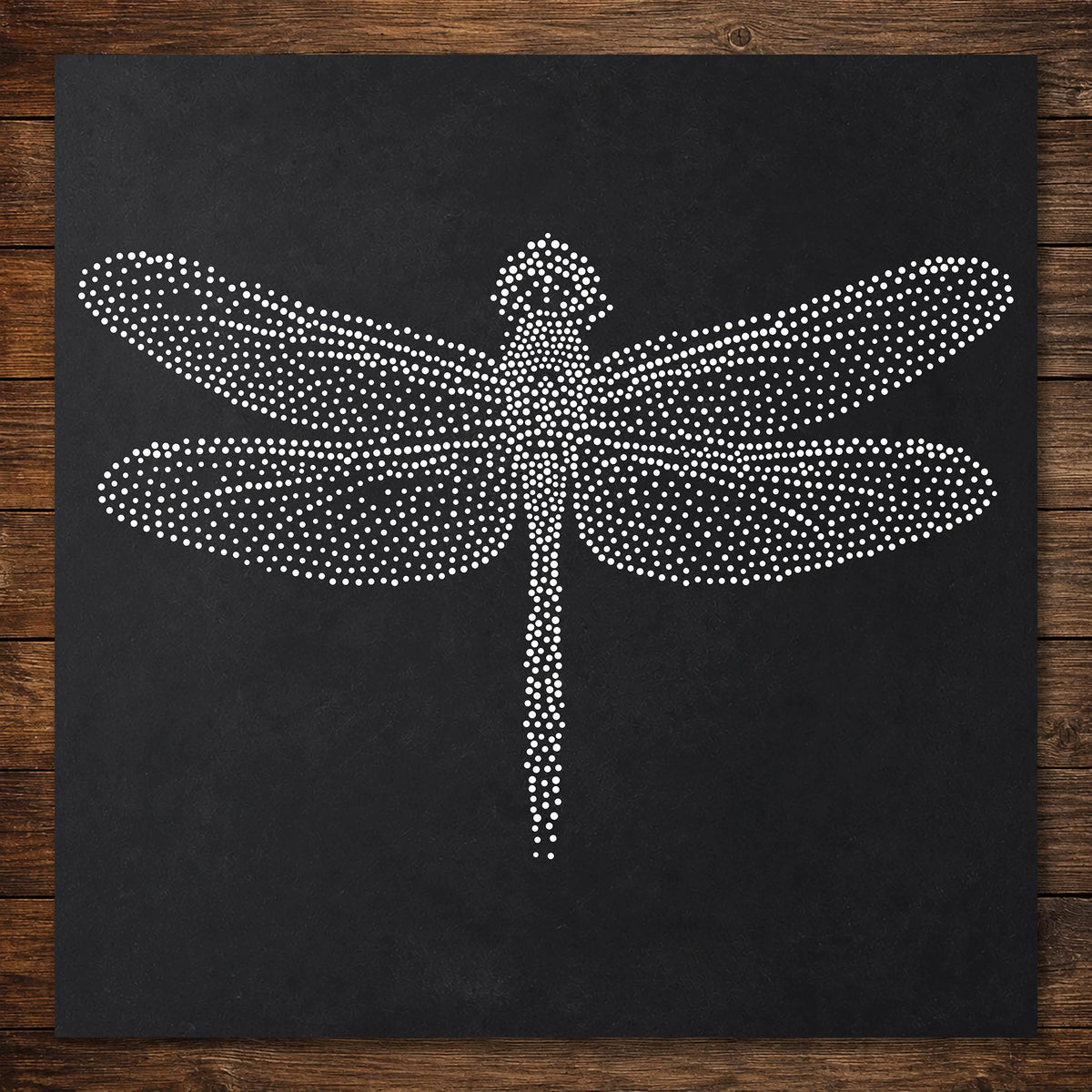 Dragonfly reusable Mylar stencil
