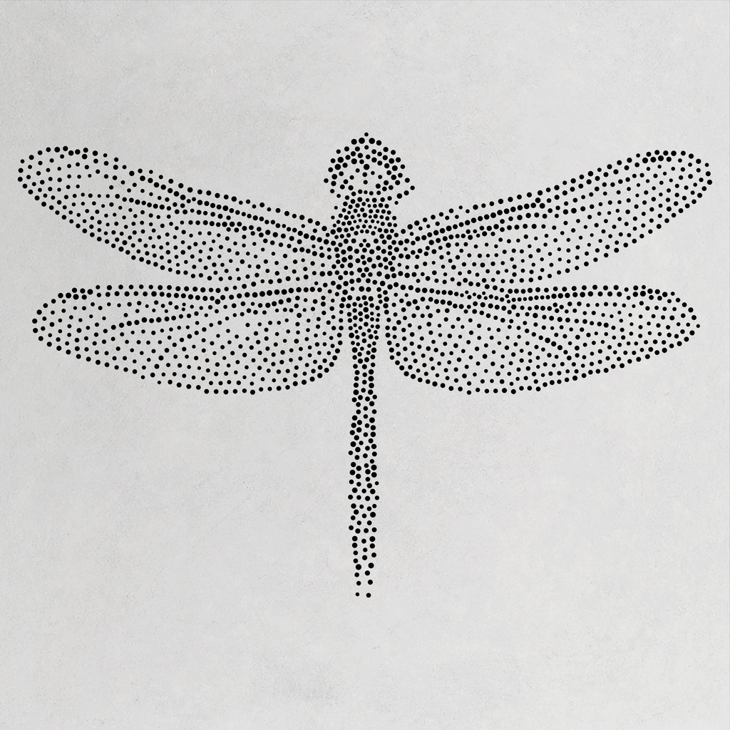 Dragonfly reusable Mylar stencil