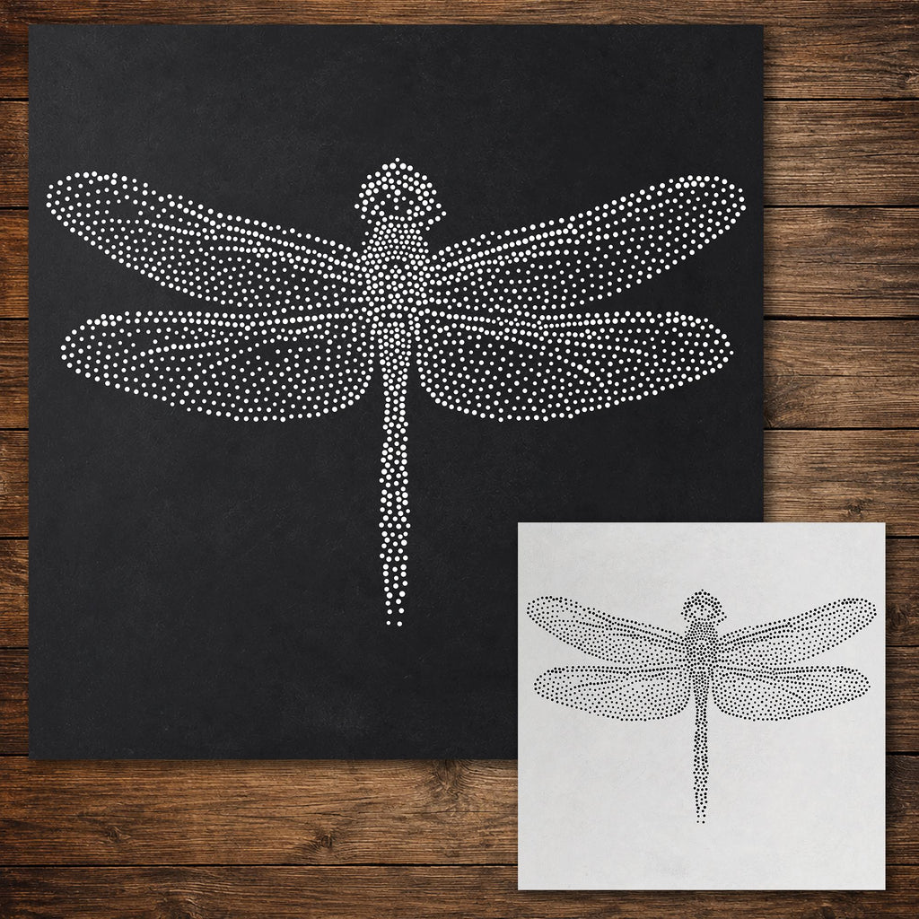 Dragonfly reusable Mylar stencil