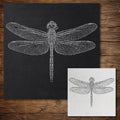 Dragonfly reusable Mylar stencil