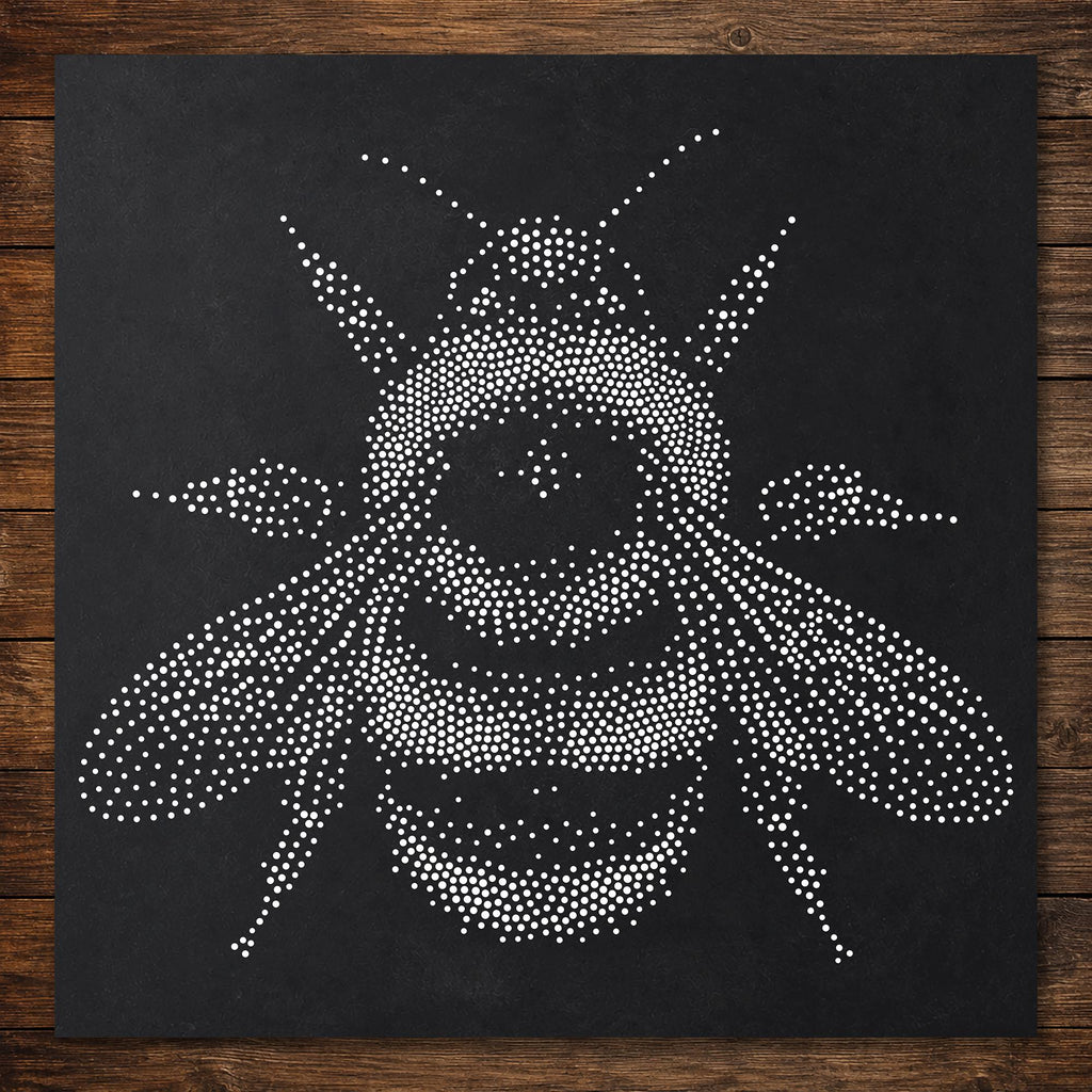 Bumblebee reusable Mylar stencil
