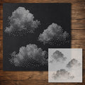 Clouds reusable Mylar stencil