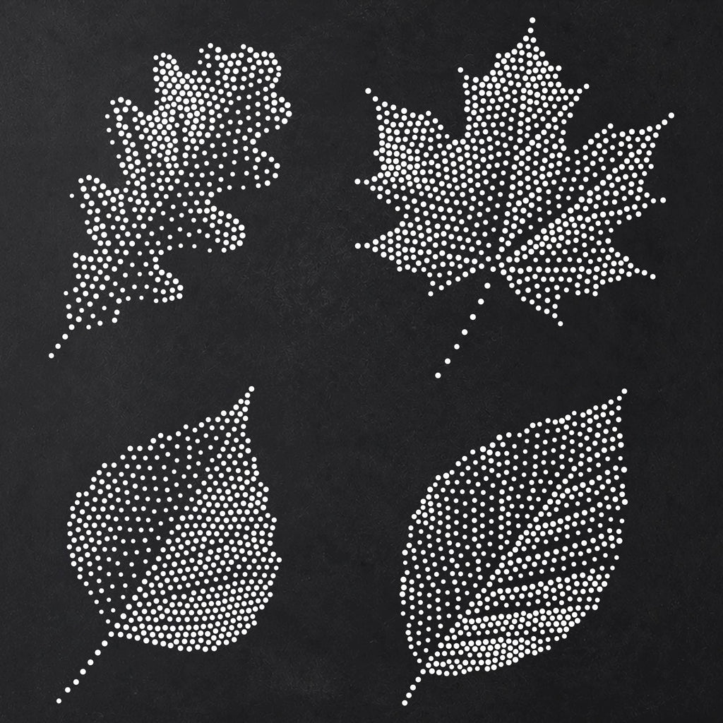 Tree Leaves reusable Mylar stencil
