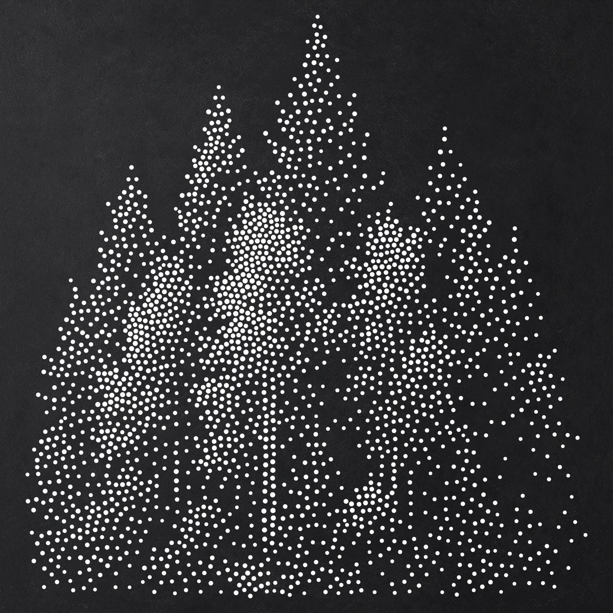 Forest Woodland reusable Mylar stencil