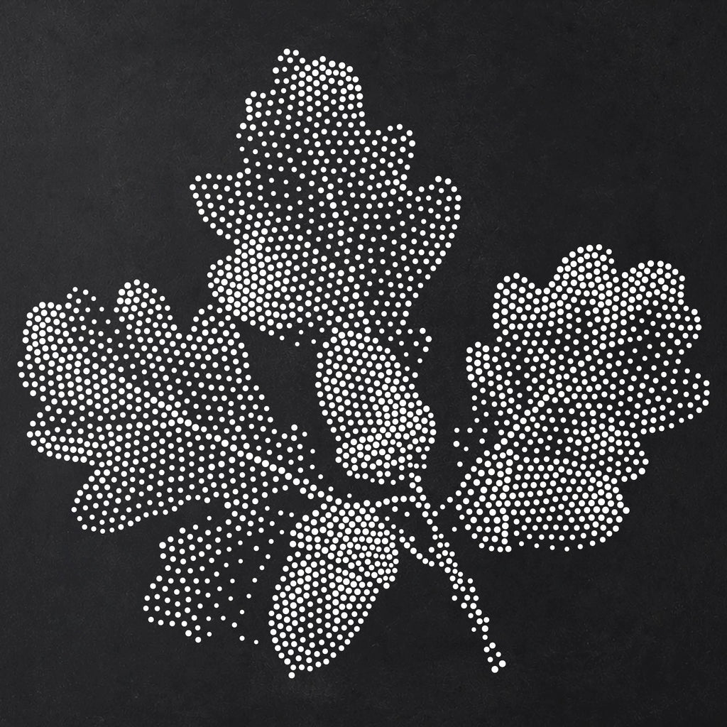 Oak Leaf and Acorns reusable Mylar stencil