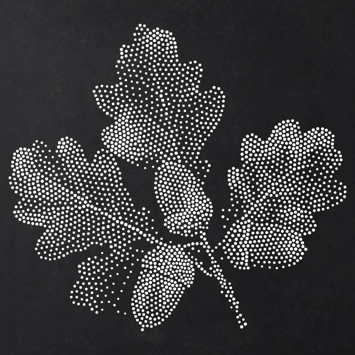 Oak Leaf and Acorns reusable Mylar stencil