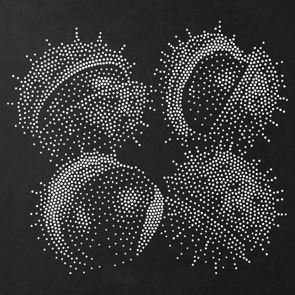 Conkers in Husks reusable Mylar stencil