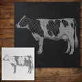Cow reusable Mylar stencil
