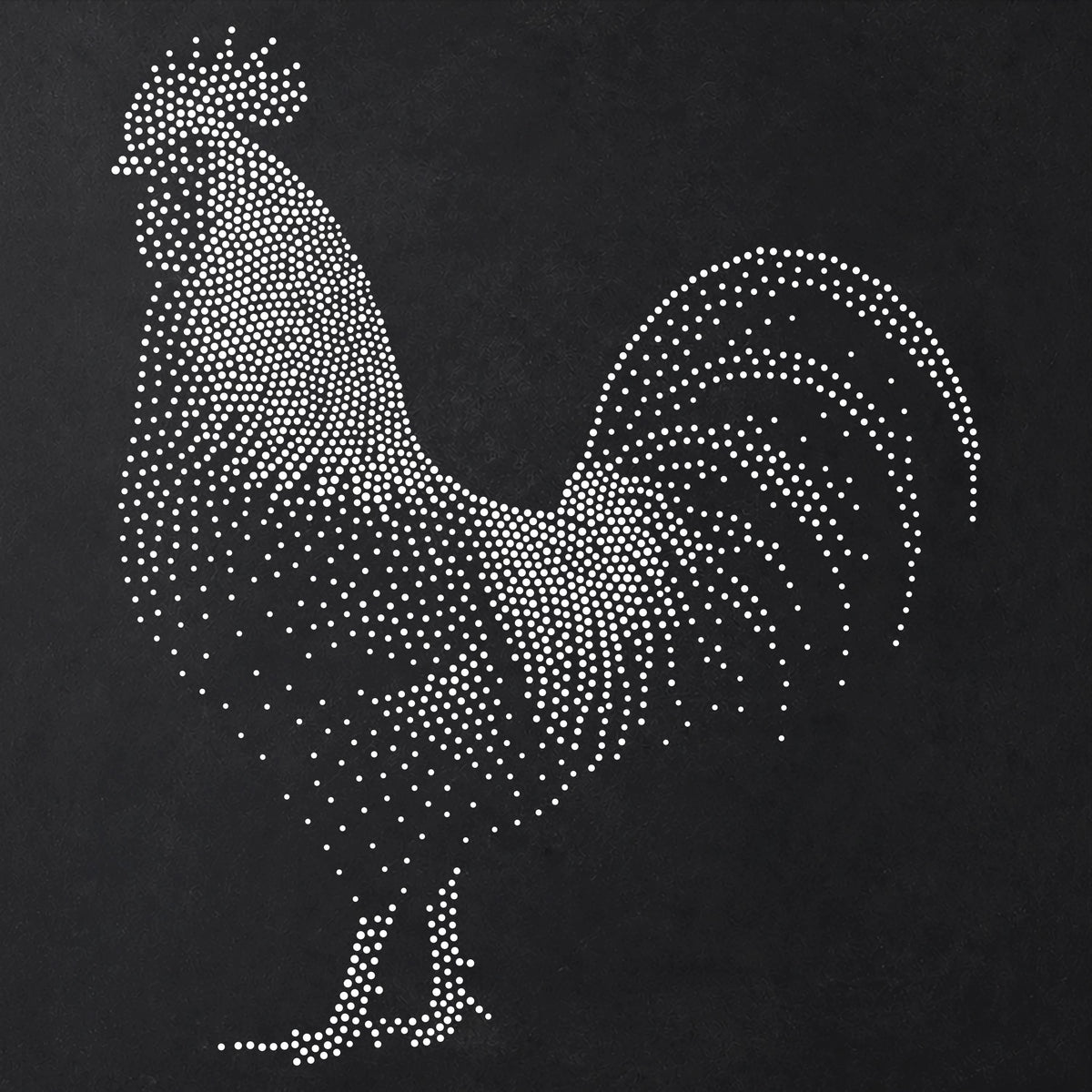 Rooster reusable Mylar stencil