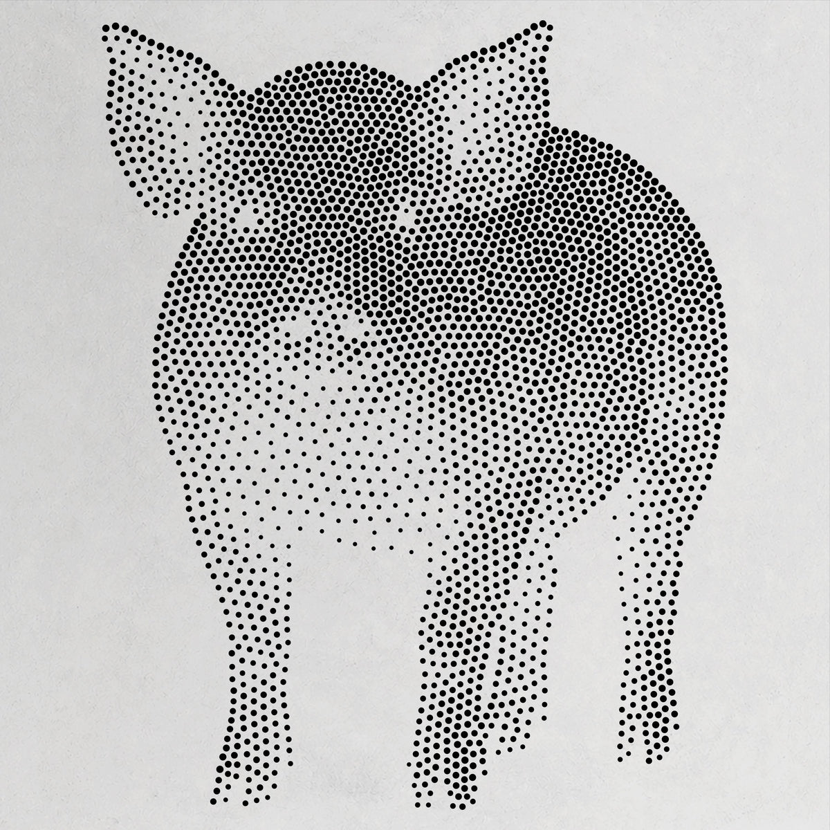 Pig reusable Mylar stencil