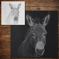 Donkey Face reusable Mylar stencil