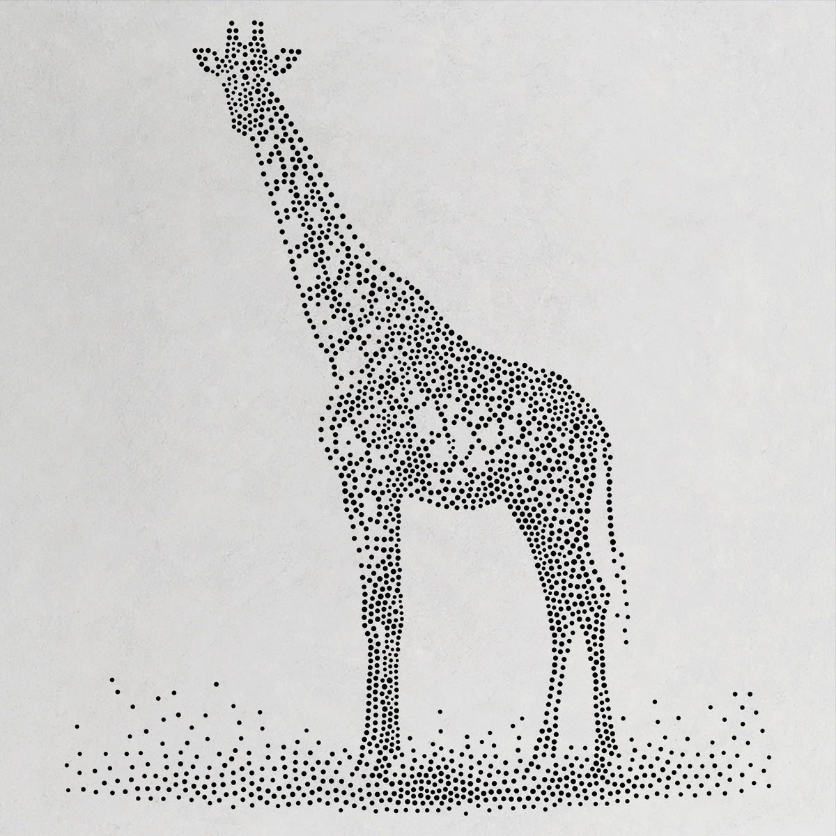 Giraffe reusable Mylar stencil