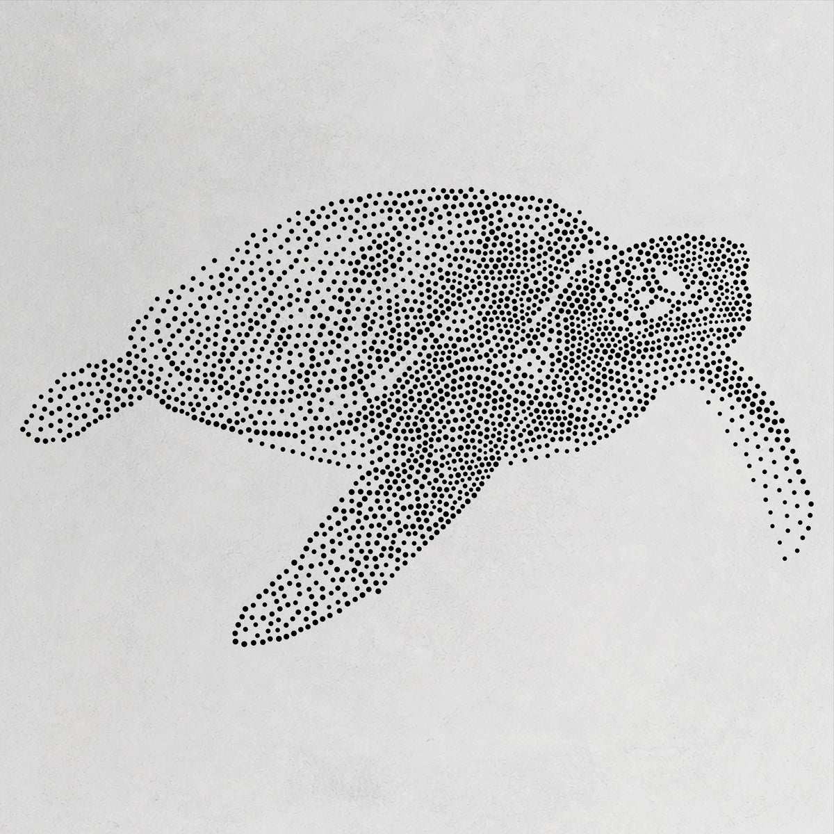 Sea Turtle reusable Mylar stencil