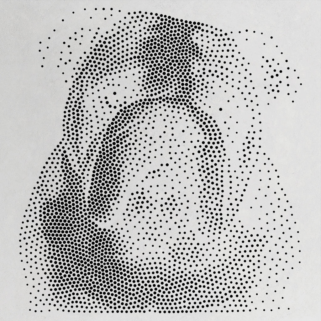 English Bulldog Dog reusable Mylar stencil