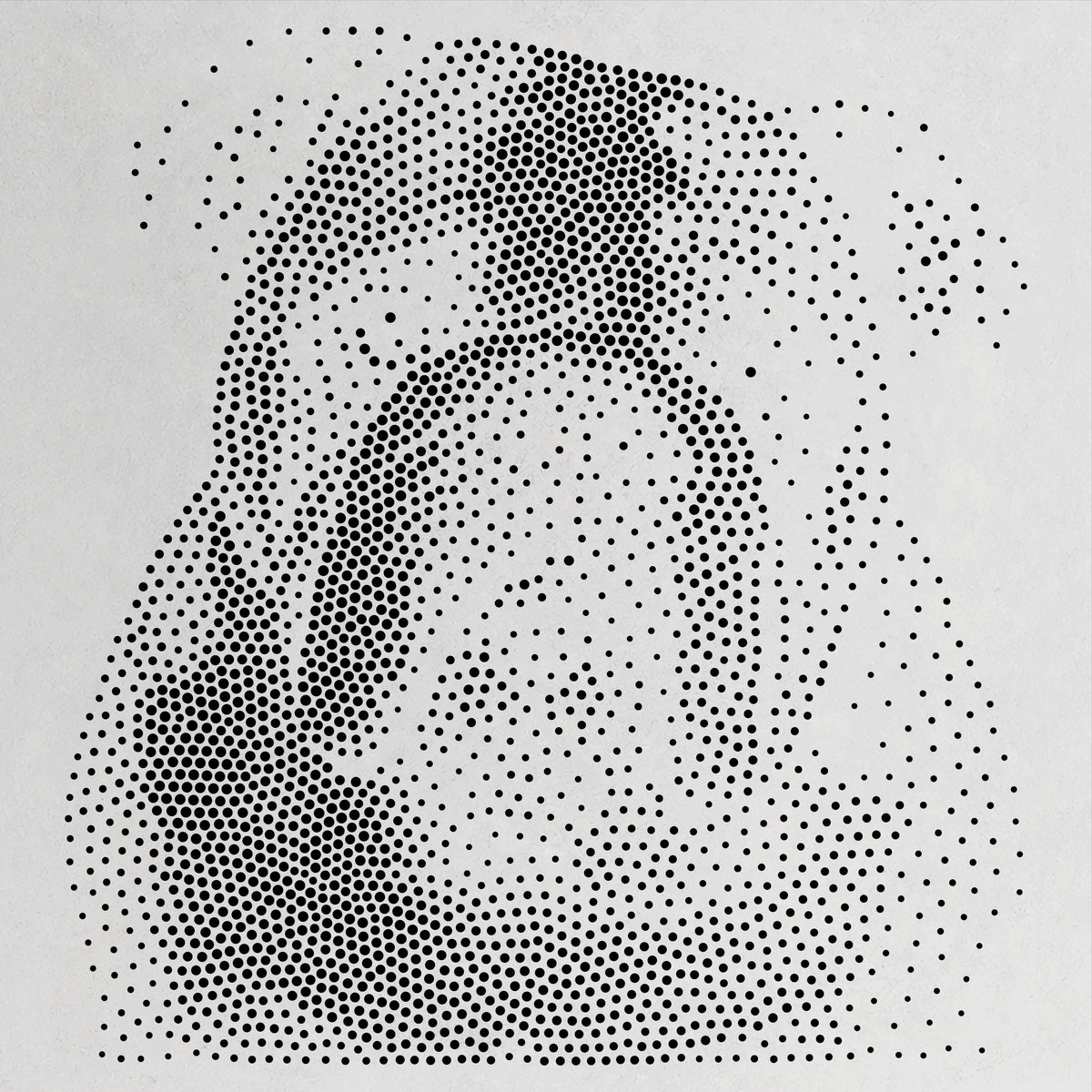 English Bulldog Dog reusable Mylar stencil