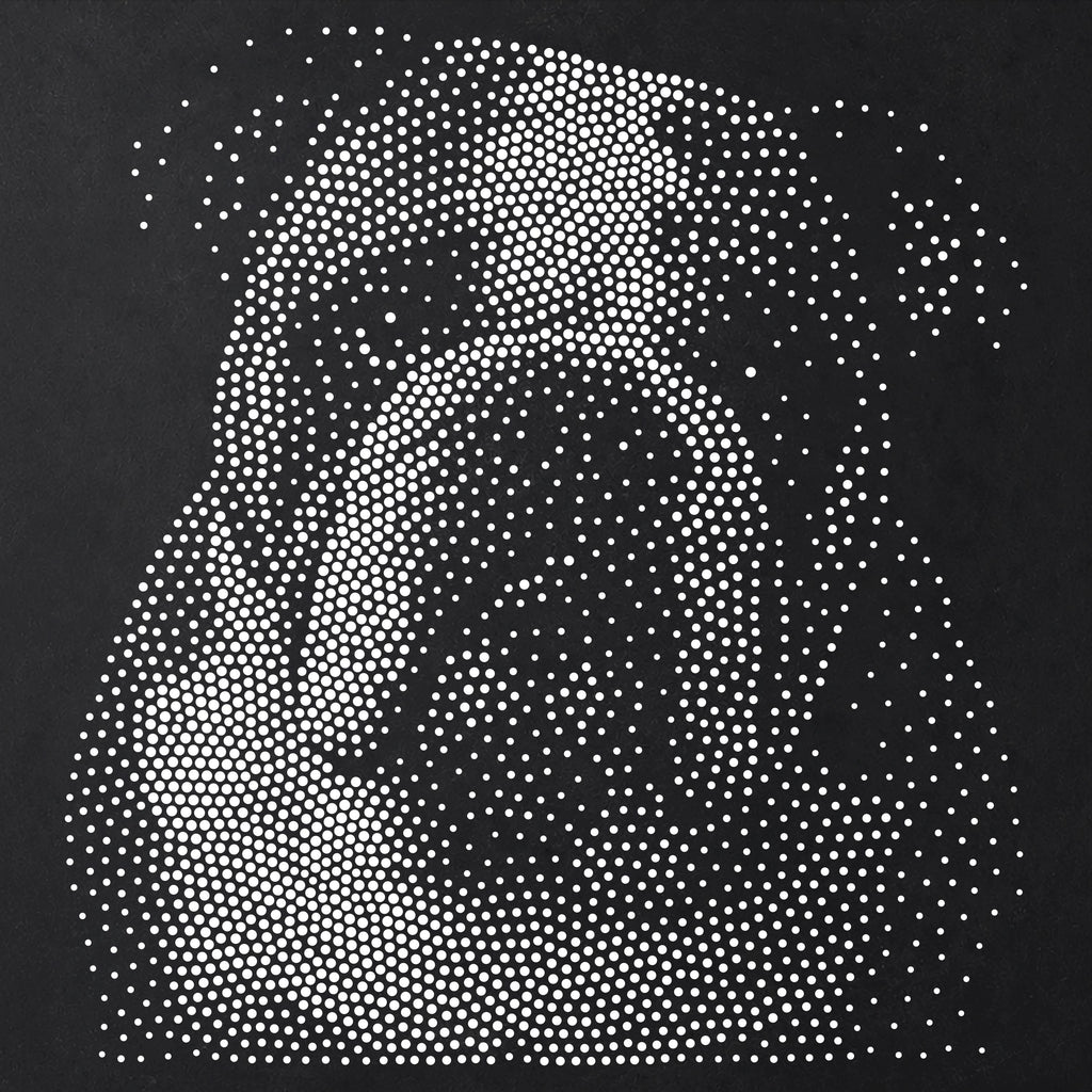 English Bulldog Dog reusable Mylar stencil