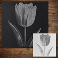 Tulip Flower reusable Mylar stencil