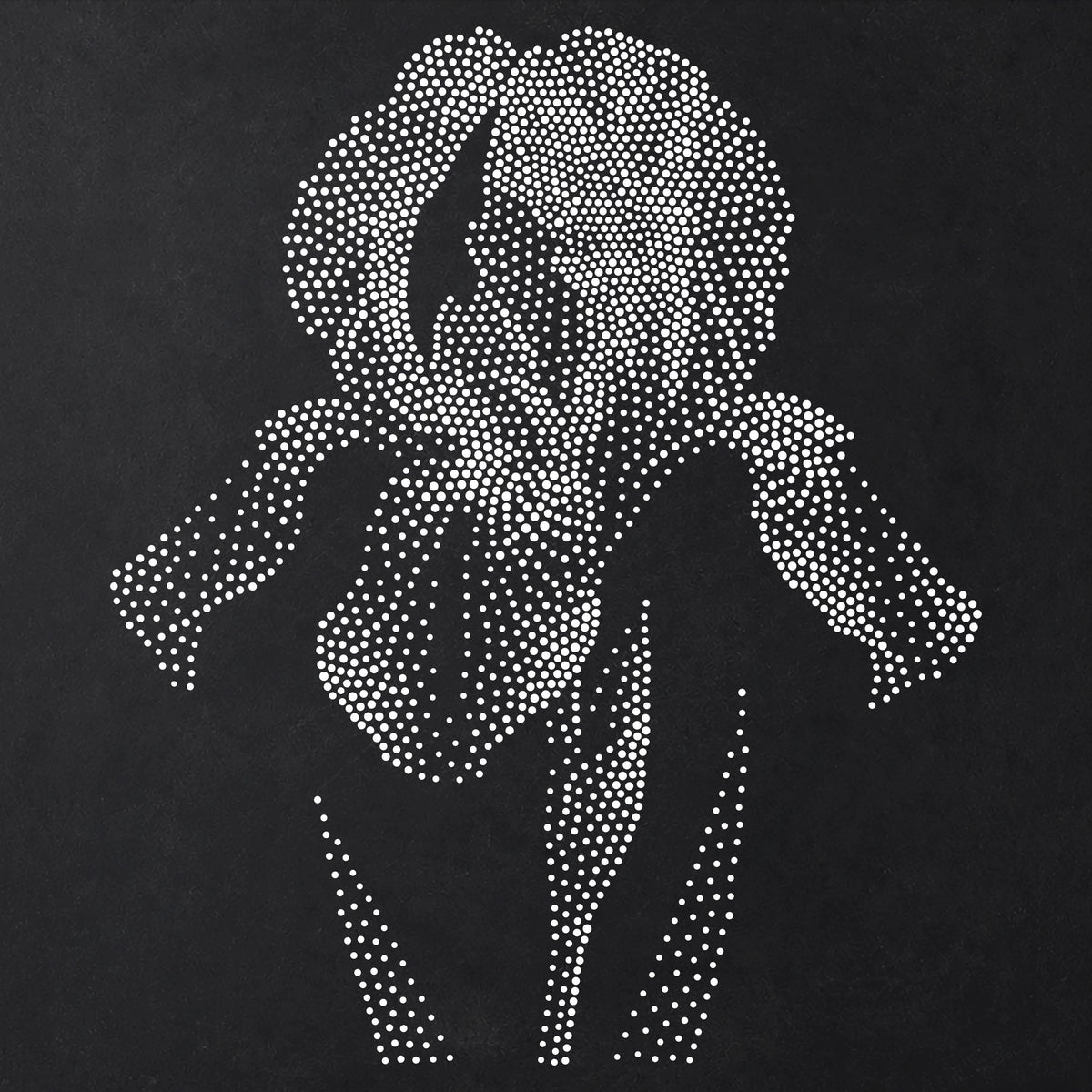 Iris Flower reusable Mylar stencil