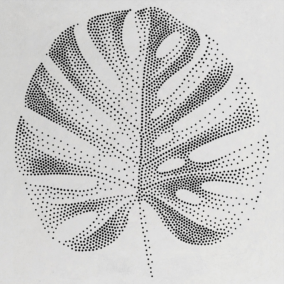 Monstera Leaf reusable Mylar stencil