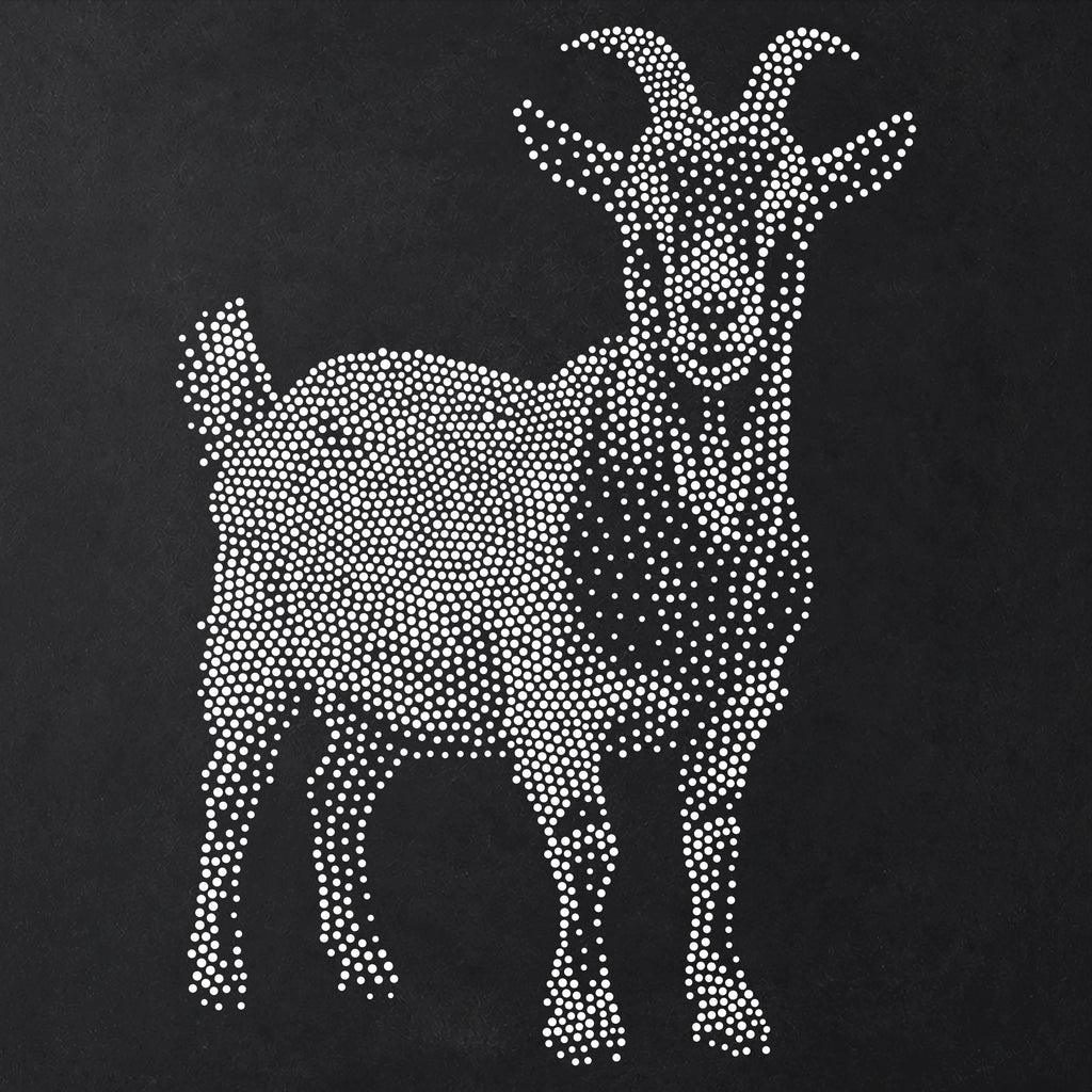 Goat reusable Mylar stencil