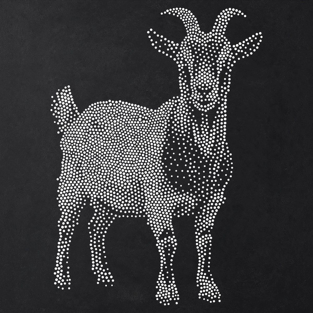Goat reusable Mylar stencil