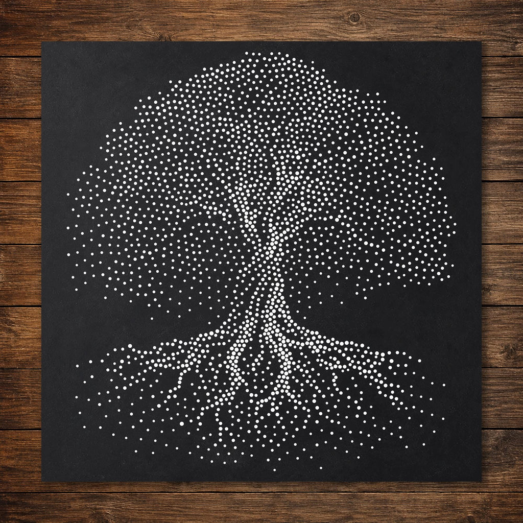 Tree of Life reusable Mylar stencil