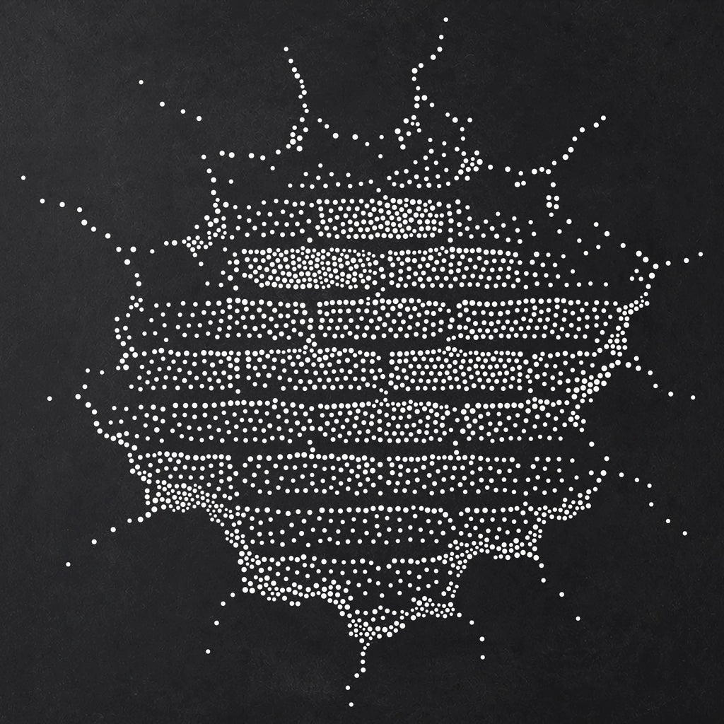 Cracked Brick Wall reusable Mylar stencil