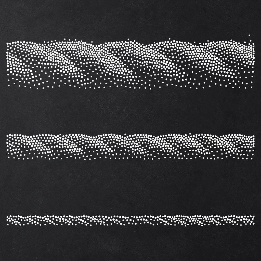 Rope reusable Mylar stencil